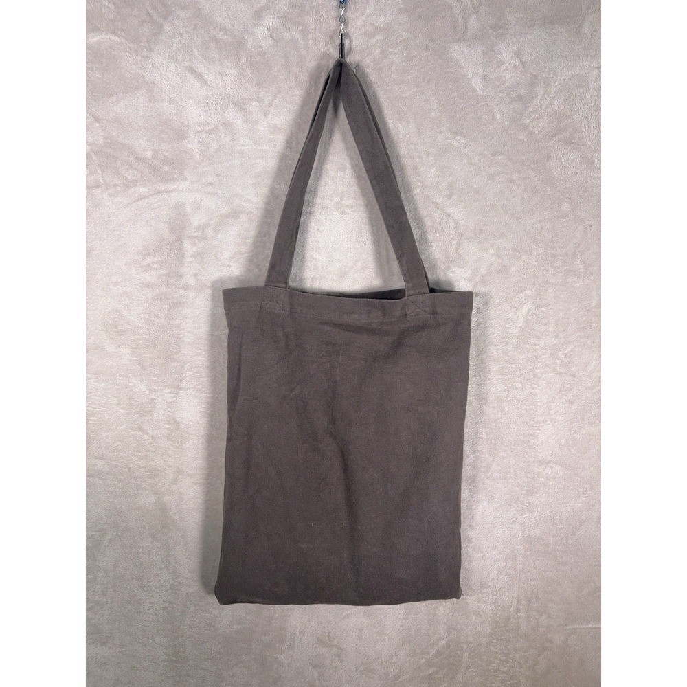 Rick Owens Tote Bag Brown Canvas Shopper Shoulder Bag Minimalist Designer